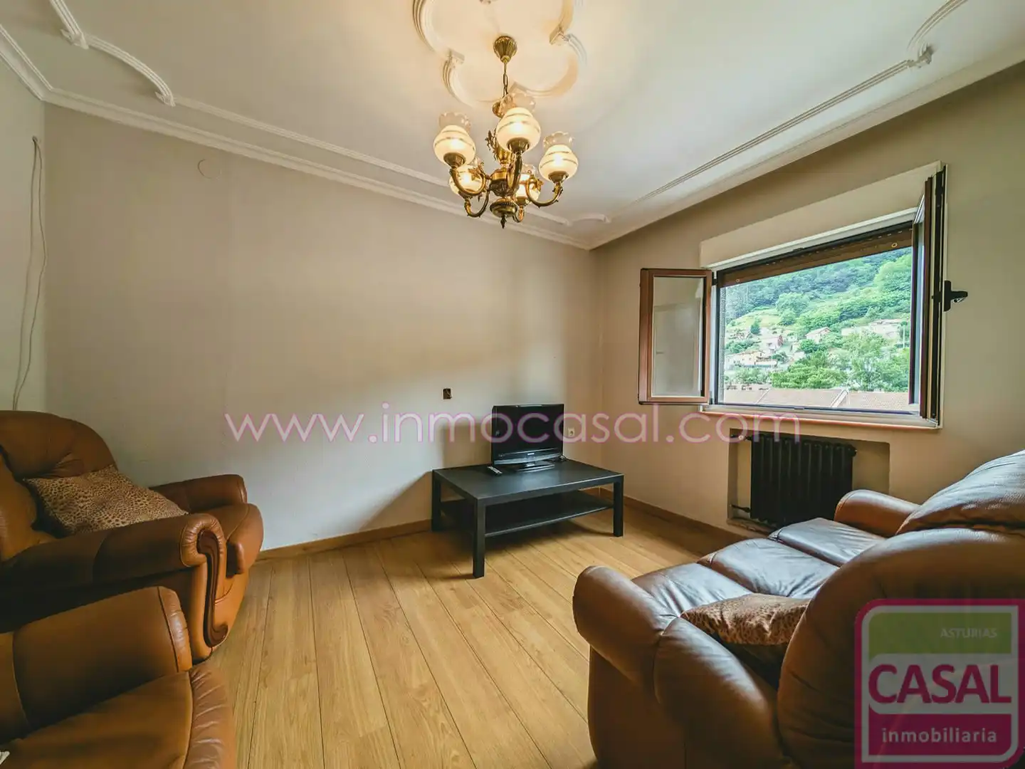 Wohnzimmer von Haus oder Chalet zum Verkauf in Mieres (Asturias) mit Heizung, Terrasse und Abstellraum