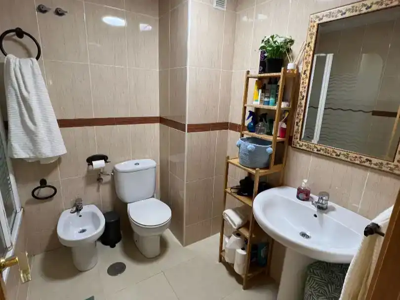 Bathroom of Flat for rent in El Ejido  with Air Conditioner, Swimming Pool and Balcony