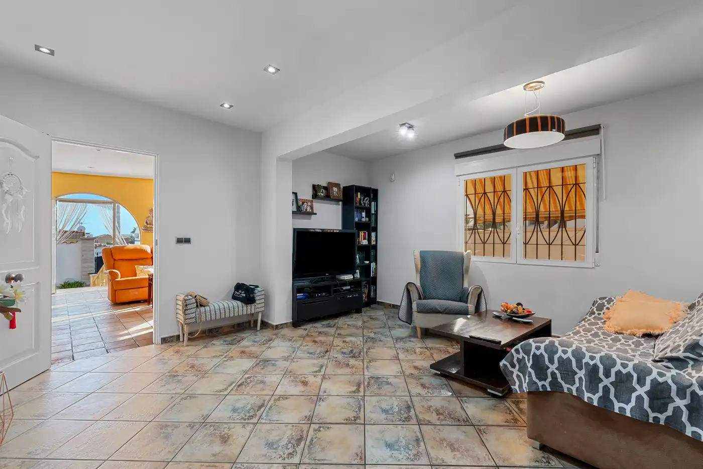Sala de estar de Casa o chalet en venta en Rojales con Aire acondicionado, Jardín privado y Terraza