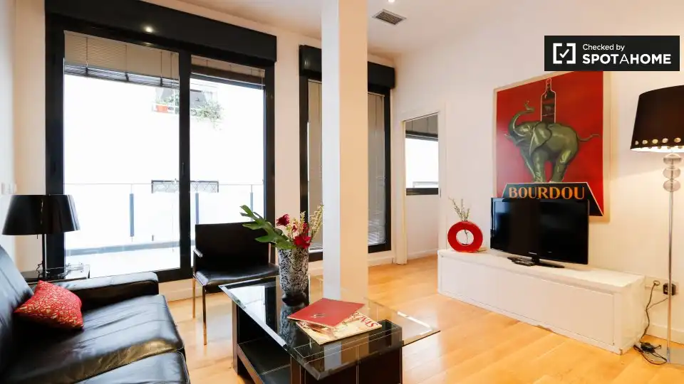 Piso con terraza en alquiler en Barrio de Salamanca