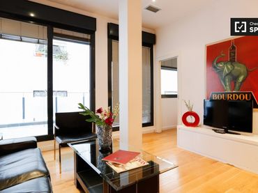 Appartamento con balcone in affitto a Barrio de Salamanca