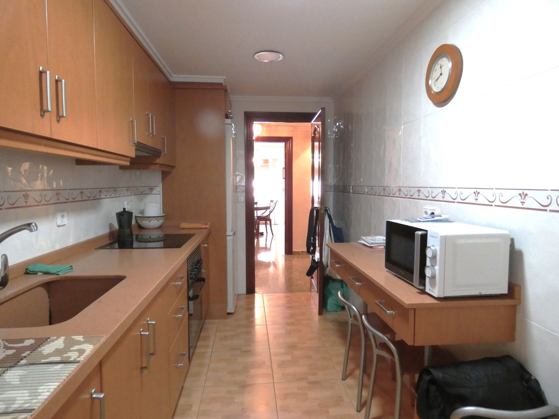 Kitchen of Flat for sale in  Valencia Capital  with Heating, Furnished and Oven