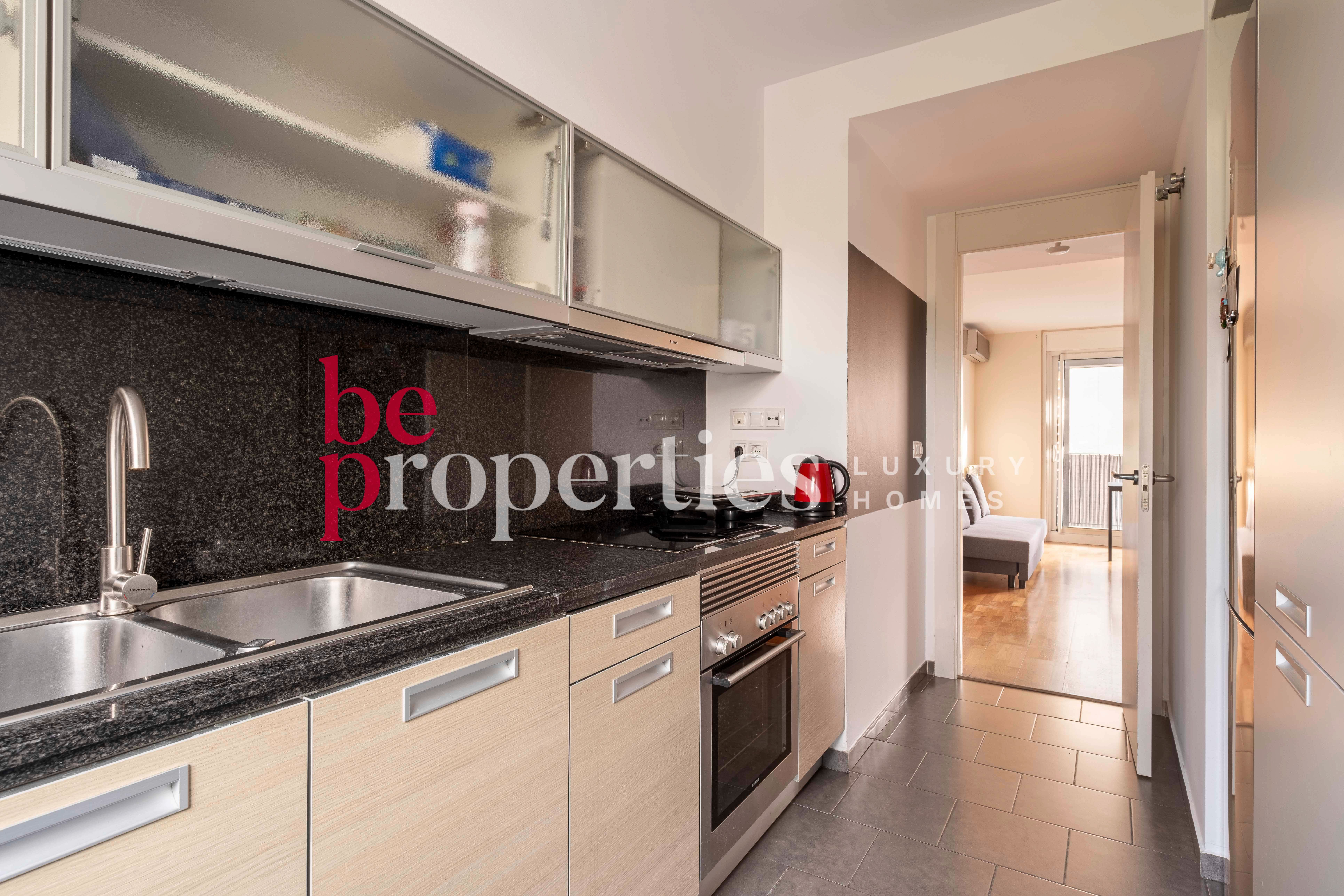 Kitchen of Flat for sale in Sant Cugat del Vallès  with Air Conditioner, Heating and Terrace