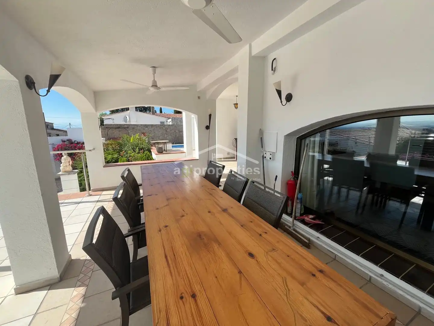 Terraza de Casa o chalet en venta en Roses con Aire acondicionado, Calefacción y Piscina