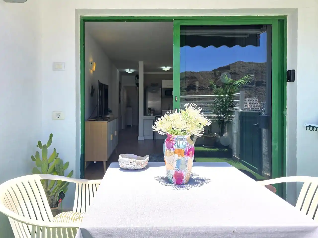 Terrace of Apartments for rent in Mogán  with Terrace, Furnished and Balcony