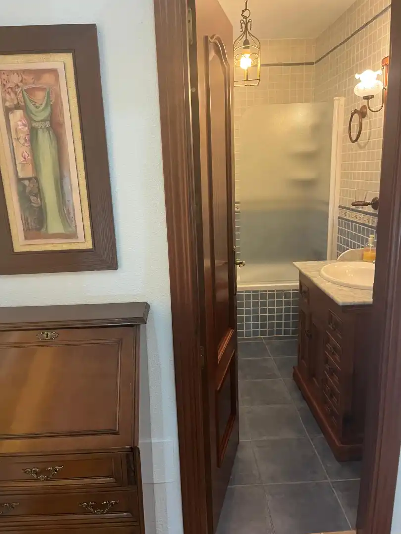 Bathroom of Houses for rent in Comares  with Furnished, Washing machine and Pets allowed