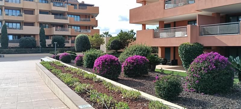 Jardí de Pis de lloguer en Sotogrande amb Aire condicionat, Calefacció i Jardí privat