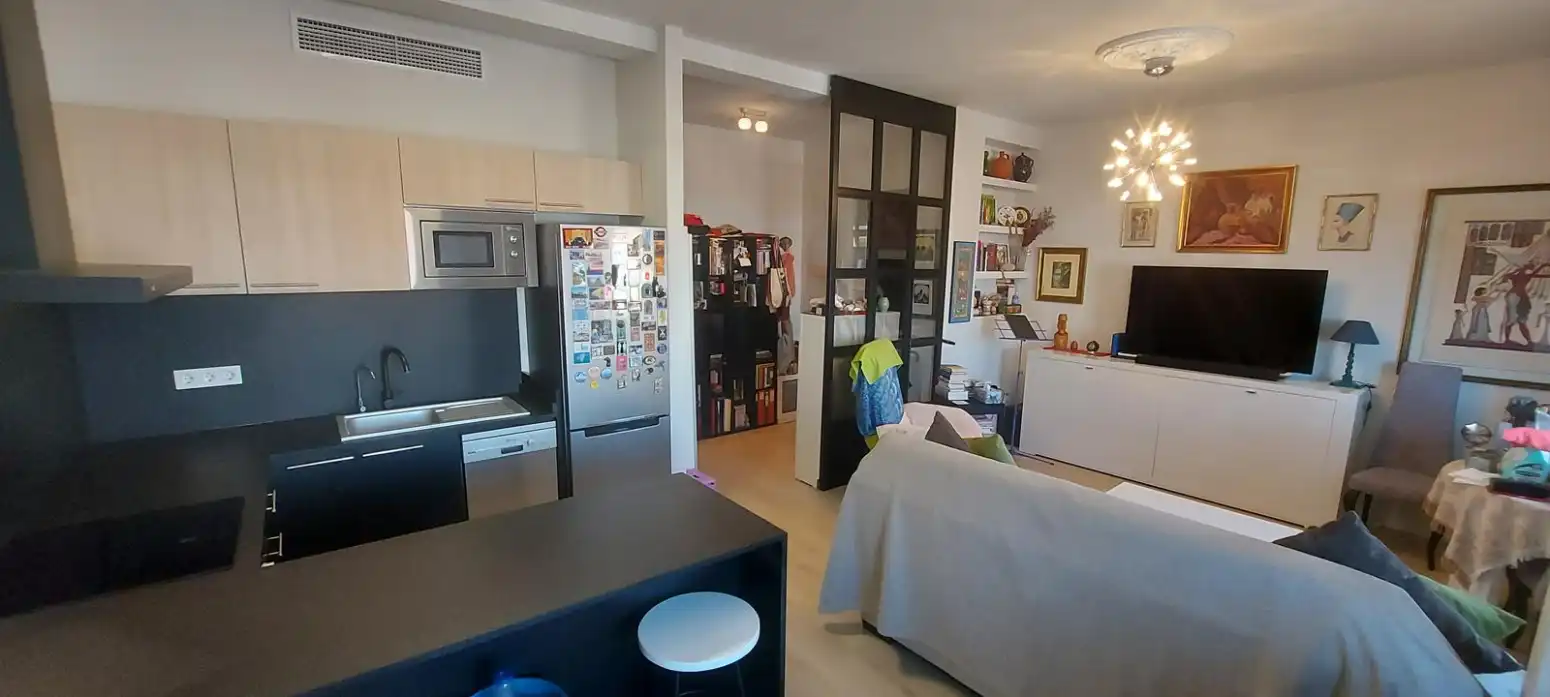 Sala d'estar de Pis en venda en Sagunto / Sagunt amb Aire condicionat, Parquet i Terrassa