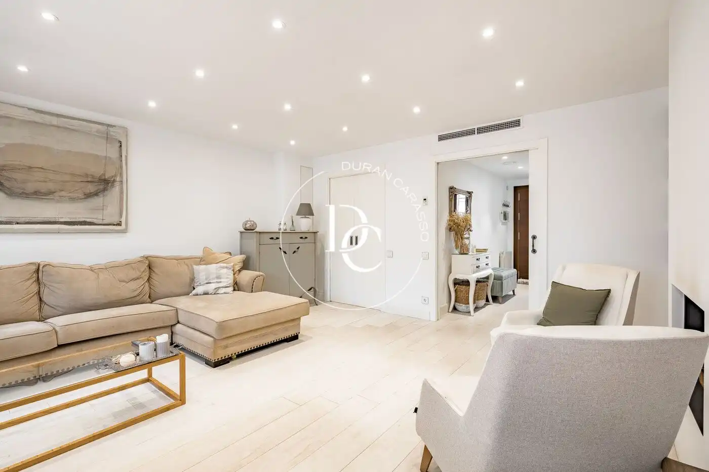 Sala de estar de Casa o chalet en venta en Sant Joan Despí con Aire acondicionado, Calefacción y Jardín privado