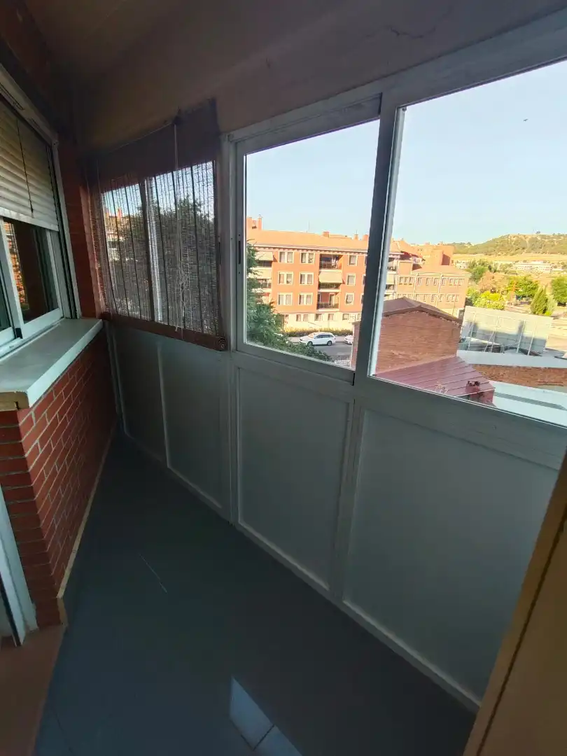 Balcony of Flat for sale in Cistérniga  with Heating, Parquet flooring and Terrace