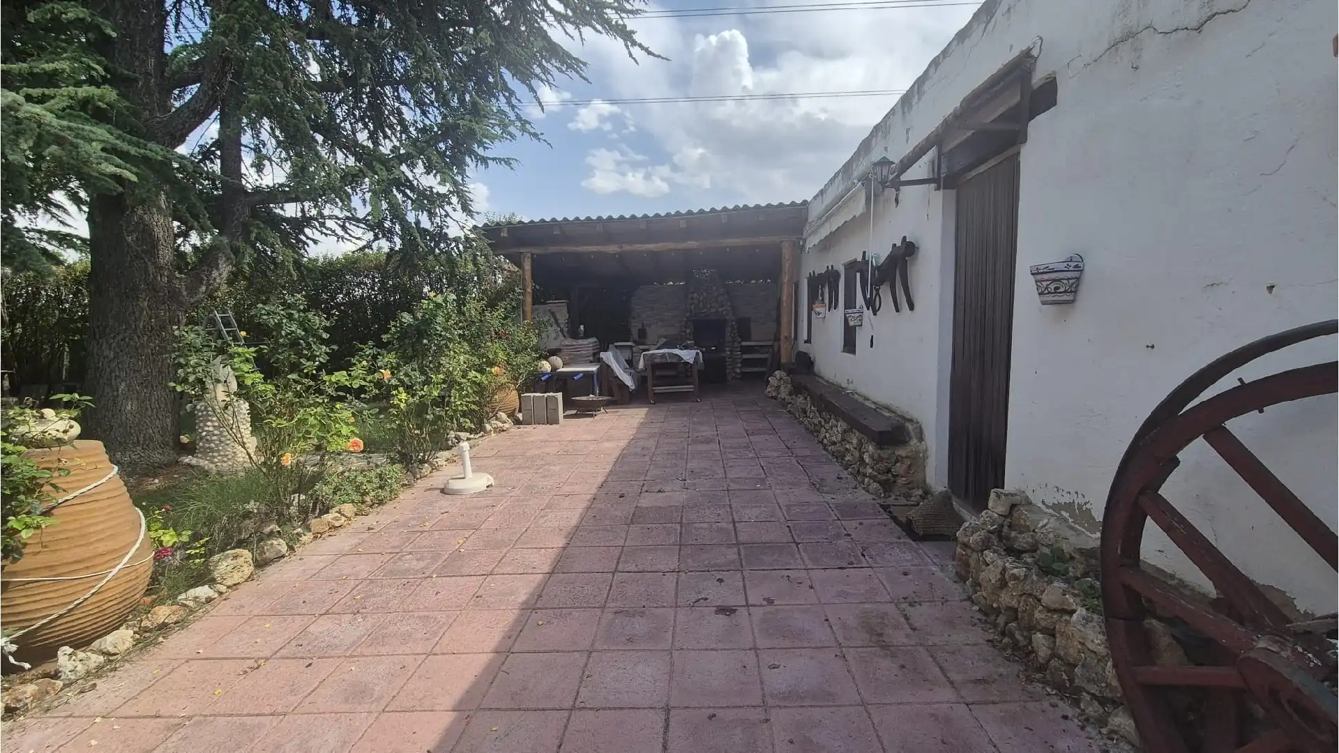 Garden of Houses for sale in Villamuriel de Cerrato  with Heating, Private garden and Swimming Pool