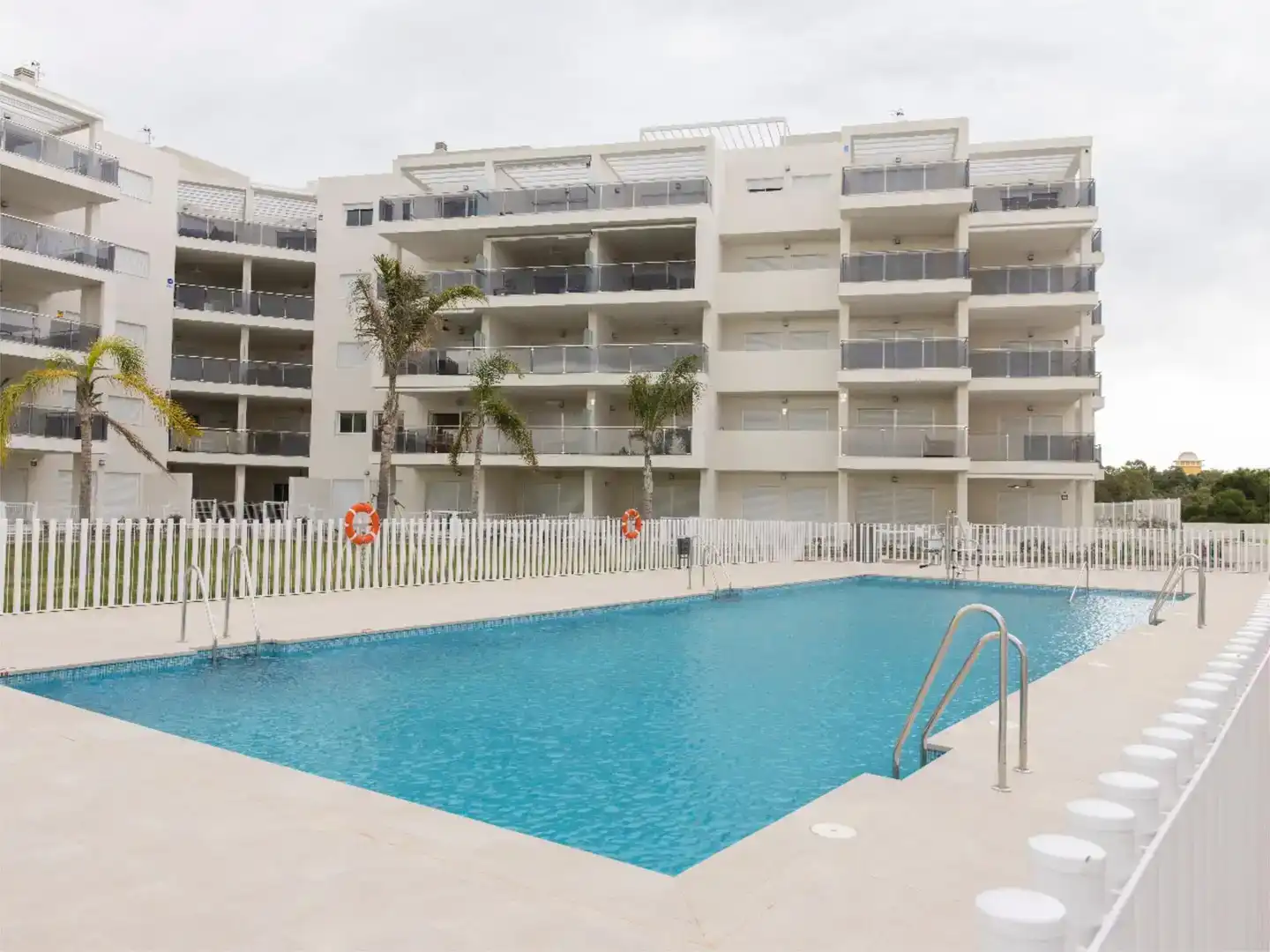 Piscina de Pis de lloguer en Vera amb Aire condicionat, Piscina i Balcó