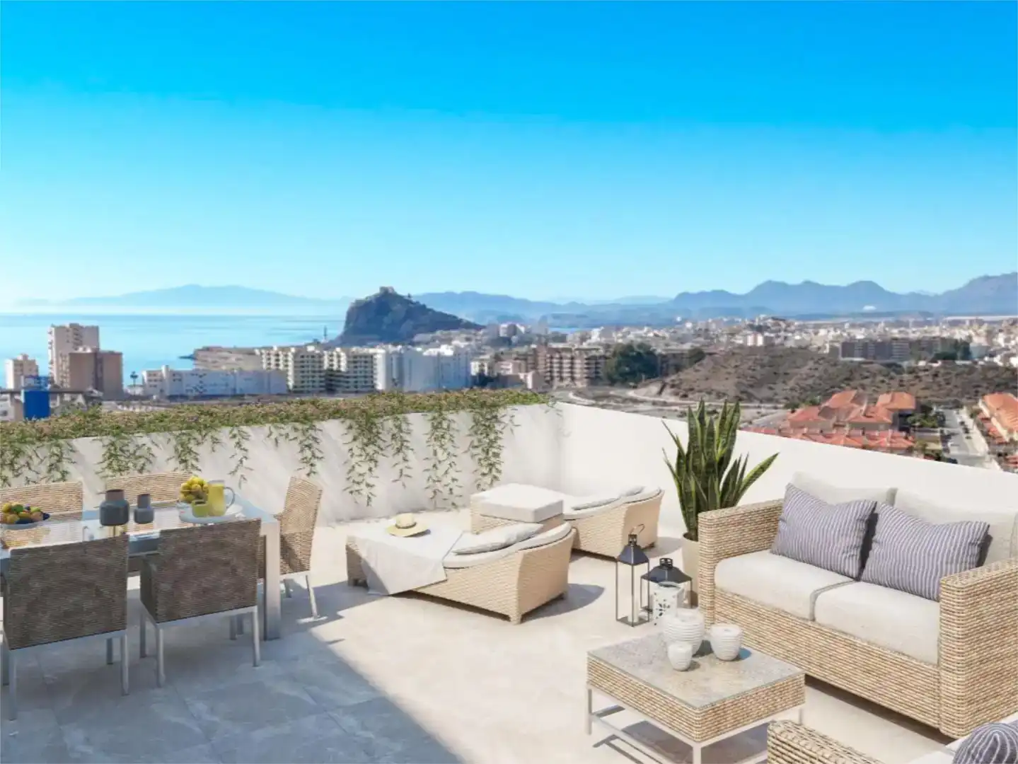 Terraza de Casa o chalet en venta en Águilas con Aire acondicionado, Piscina y Balcón