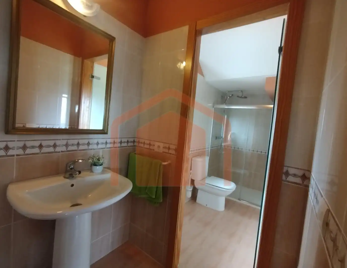 Badezimmer von Country house zum Verkauf in Cipérez mit Klimaanlage, Heizung und Terrasse
