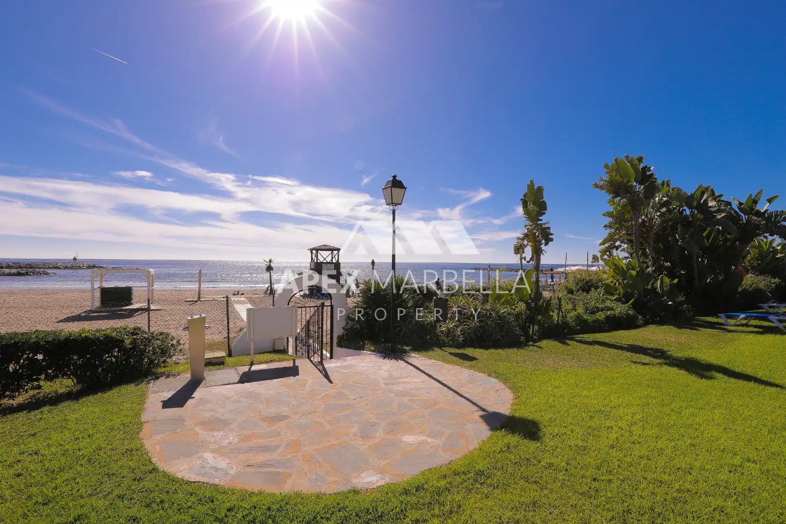Garten von Wohnung zum Verkauf in Marbella mit Klimaanlage, Terrasse und Möbliert