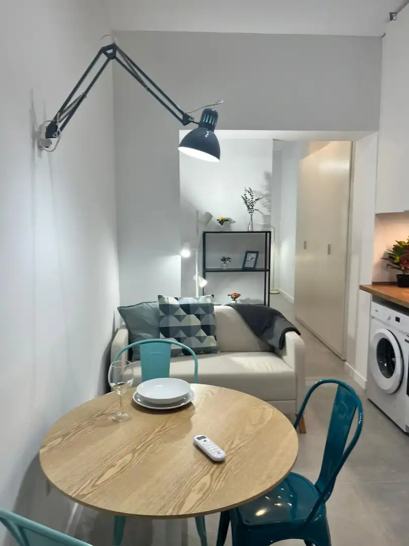 Sala de estar de Apartamento de alquiler en Valencia con Aire acondicionado, Amueblado y Horno