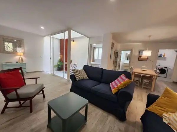 Wohnzimmer von Wohnung zur Miete in Las Palmas de Gran Canaria mit Möbliert und Waschmaschine