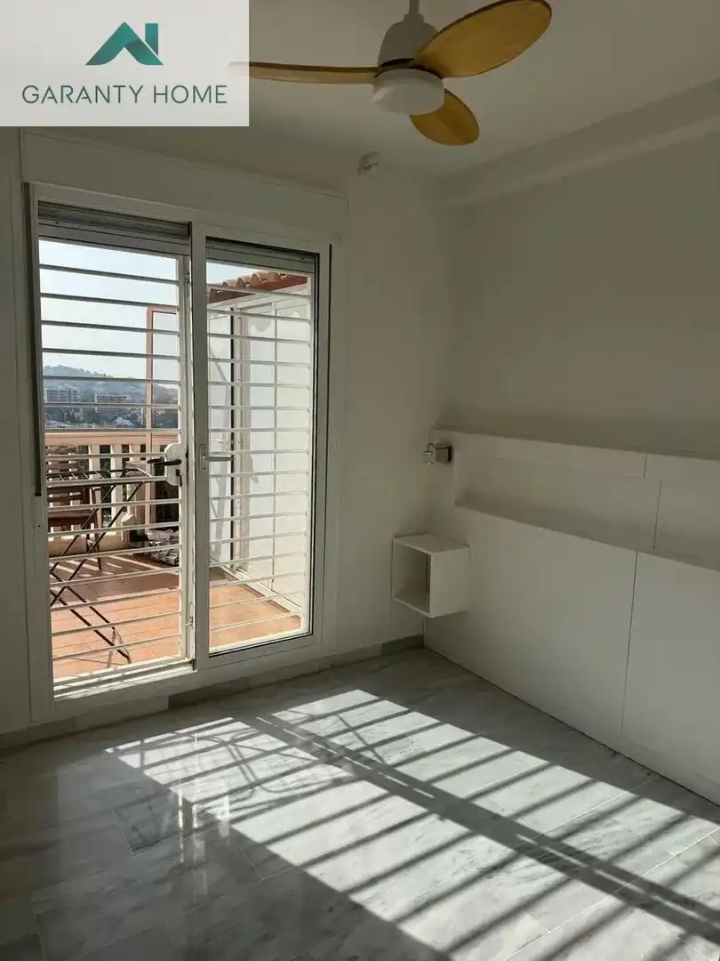 Balcony of Flat for rent in Málaga  with Air Conditioner, Heating and Terrace