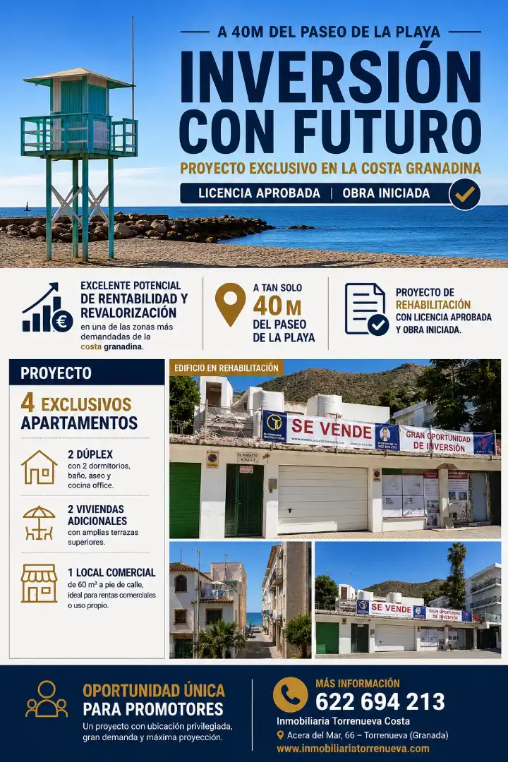 Vista exterior de Piso en venta en Torrenueva Costa