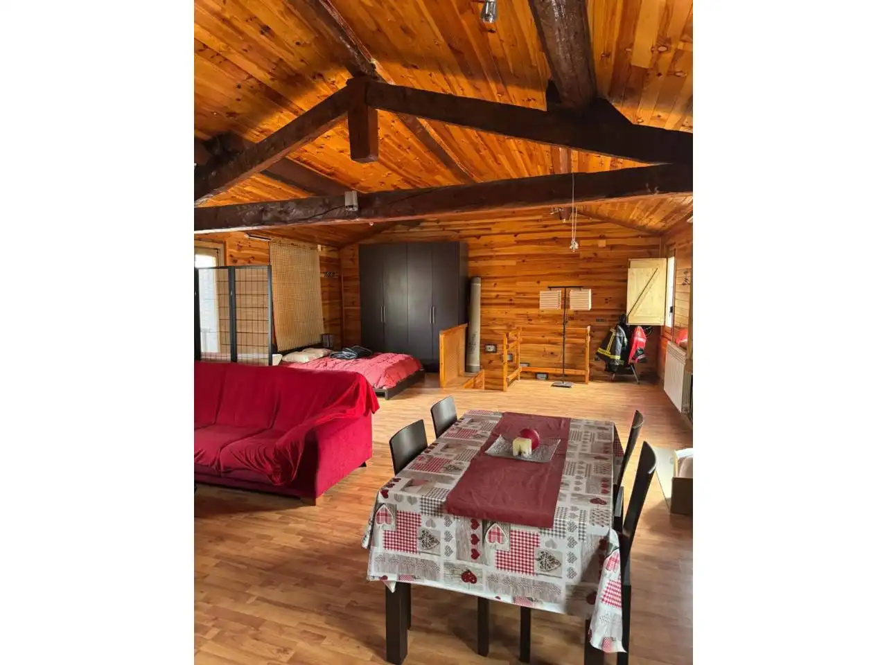 Sala d'estar de Casa adosada en venda en Montellà i Martinet amb Calefacció, Parquet i Terrassa