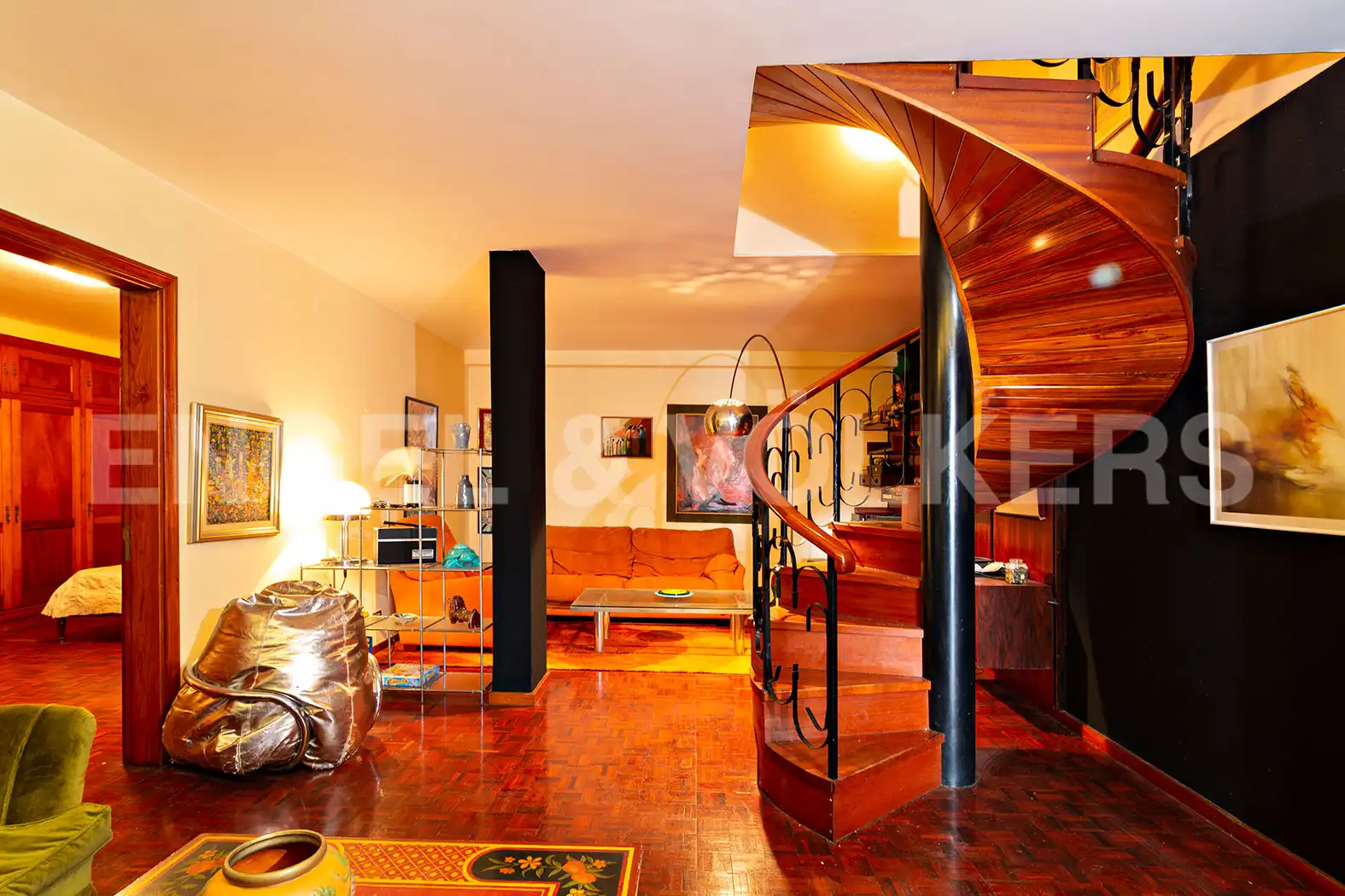 Sala de estar de Casa o chalet en venta en Las Palmas de Gran Canaria con Calefacción, Jardín privado y Parquet