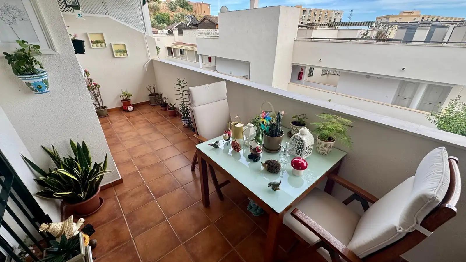 Balcony of Flat for sale in Rincón de la Victoria  with Air Conditioner, Terrace and Community pool