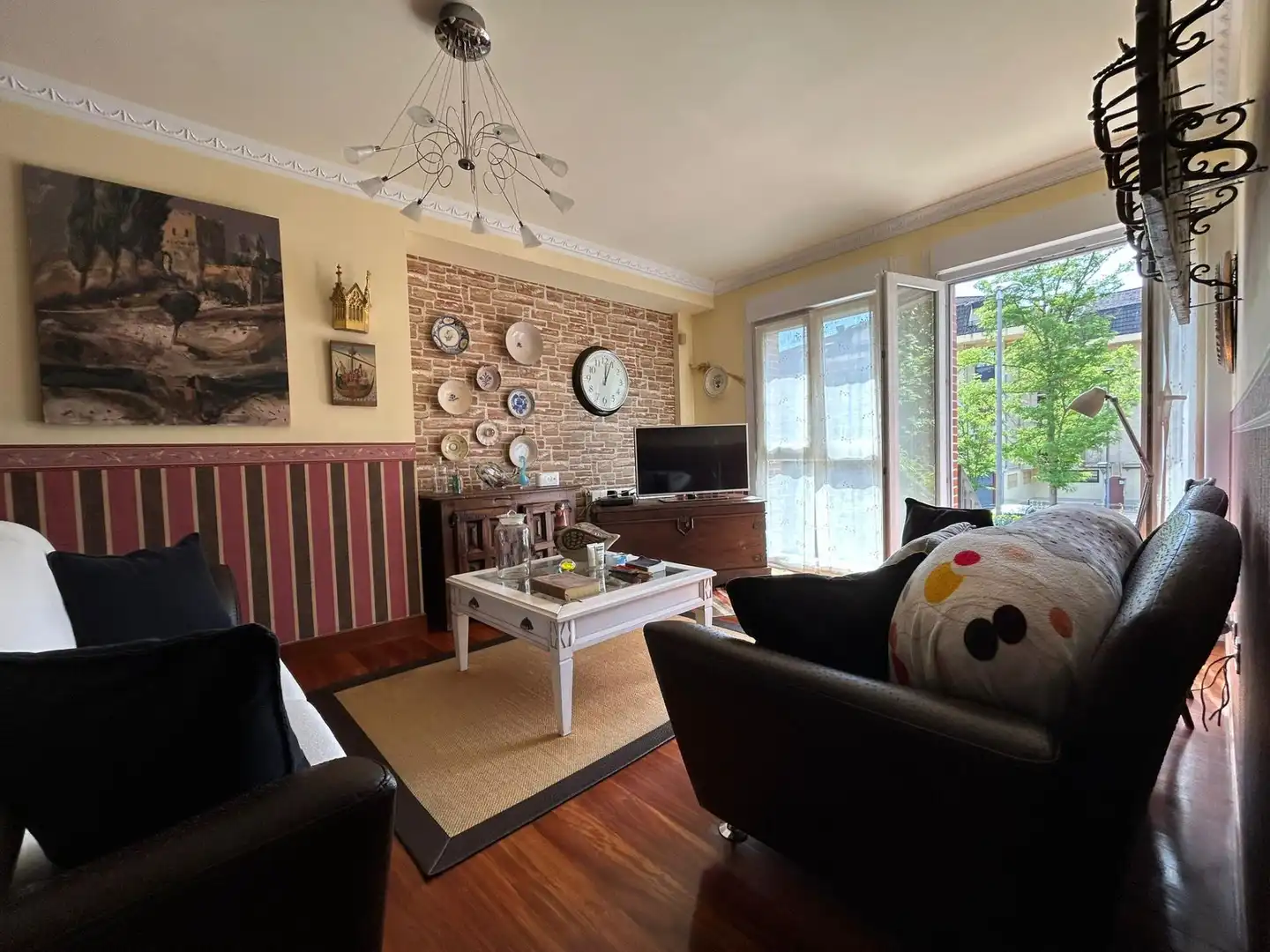Sala de estar de Casa adosada en venta en Artziniega con Calefacción, Jardín privado y Terraza