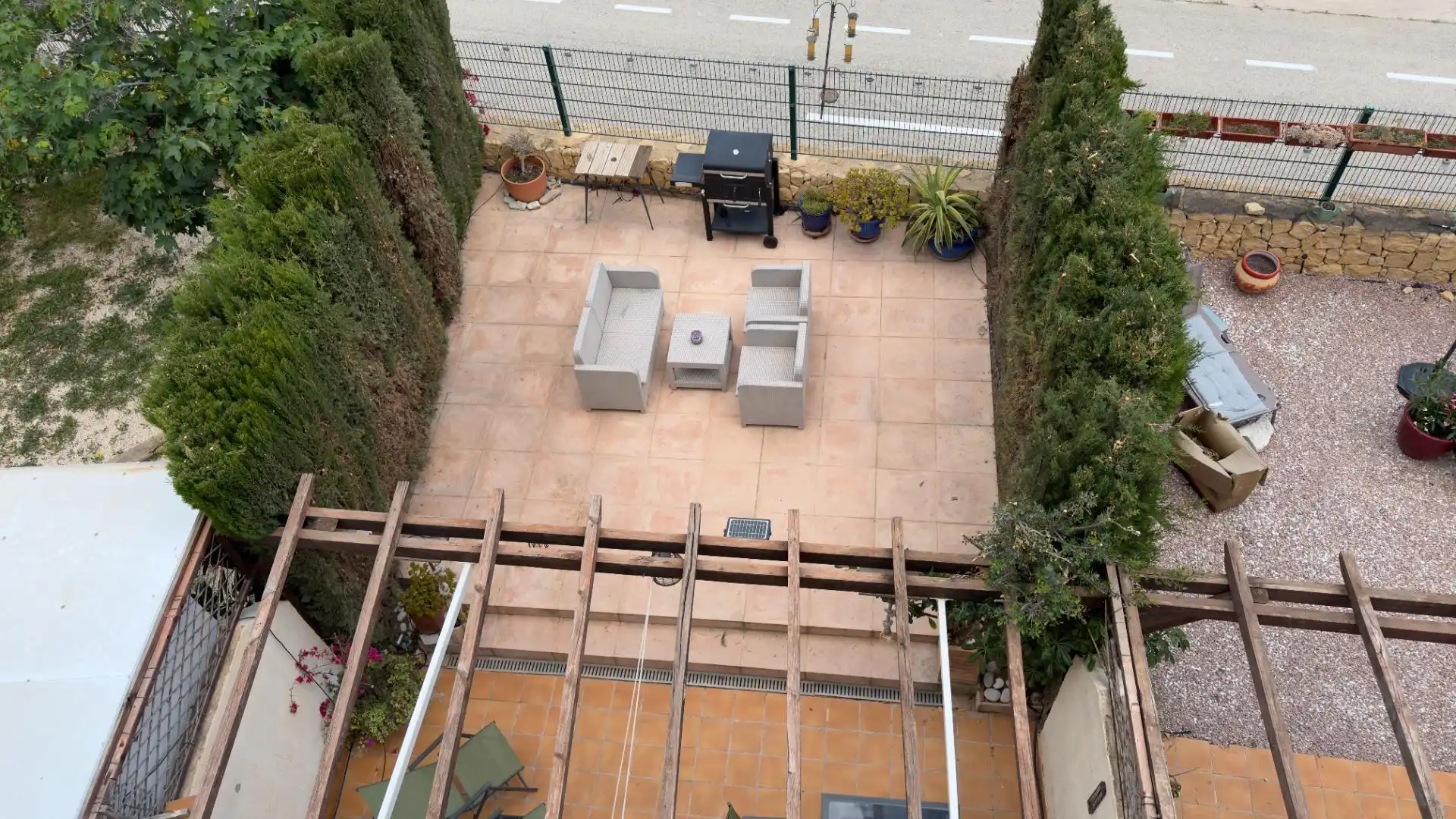 Terrassa de Casa o xalet de lloguer en Finestrat amb Aire condicionat i Moblat