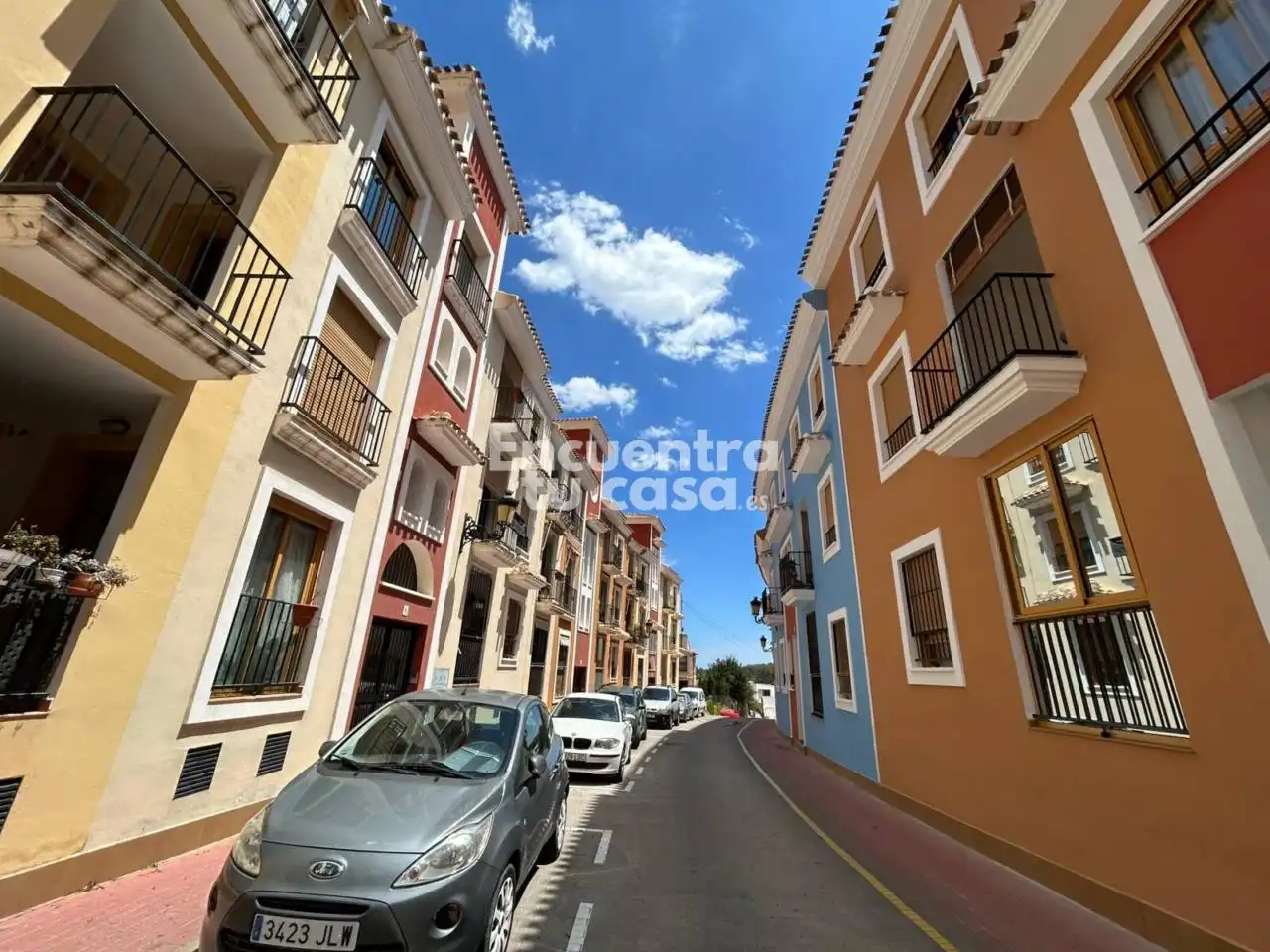 Vista exterior de Piso en venta en Polop con Amueblado y Alarma