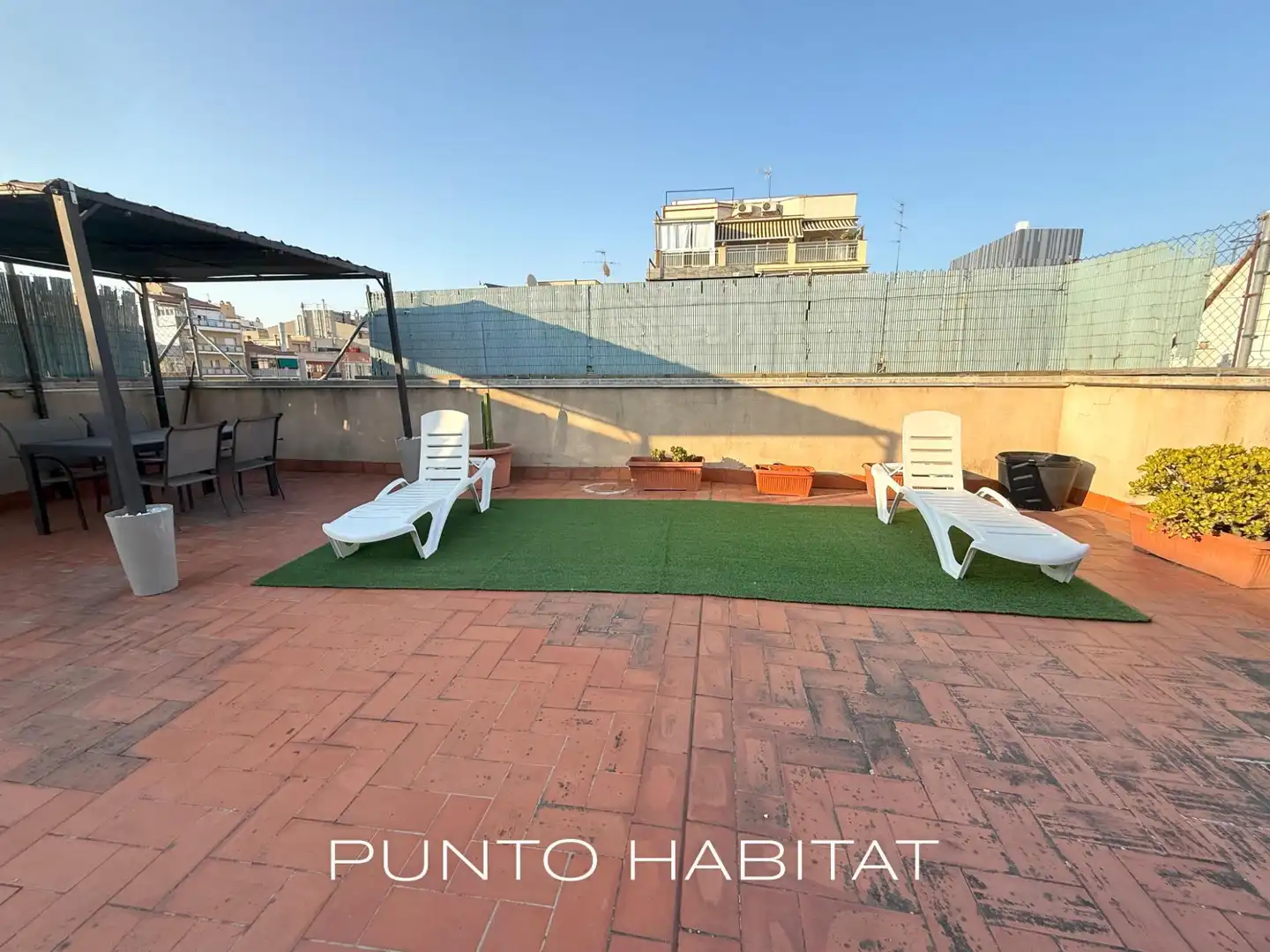Terrace of Flat for rent in Barcelona  with Air Conditioner, Heating and Parquet flooring