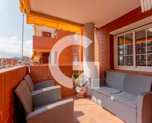 Terrace of Flat for sale in Badalona  with Air Conditioner, Heating and Parquet flooring