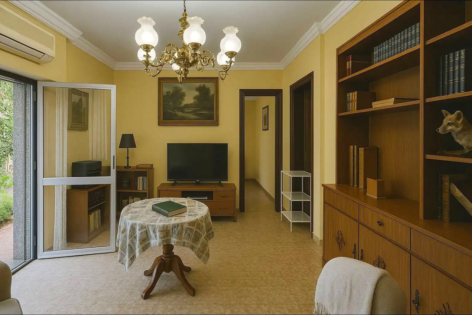 Sala de estar de Casa o chalet en venta en Madrid con Aire acondicionado, Jardín privado y Terraza