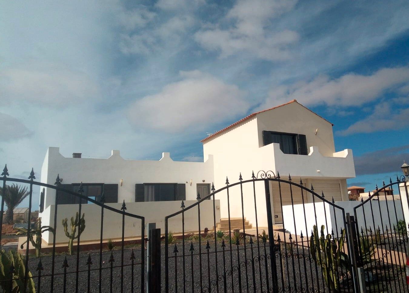 Vista exterior de Casa o xalet en venda en Antigua amb Jardí privat, Terrassa i Piscina