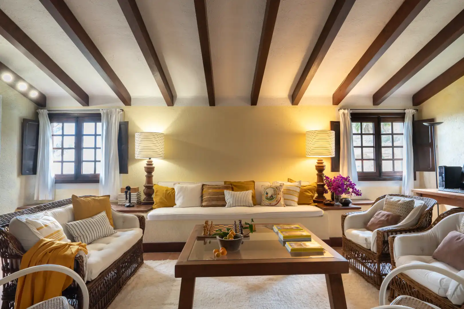 Sala de estar de Casa o chalet de alquiler en Tegueste con Jardín privado, Terraza y Amueblado