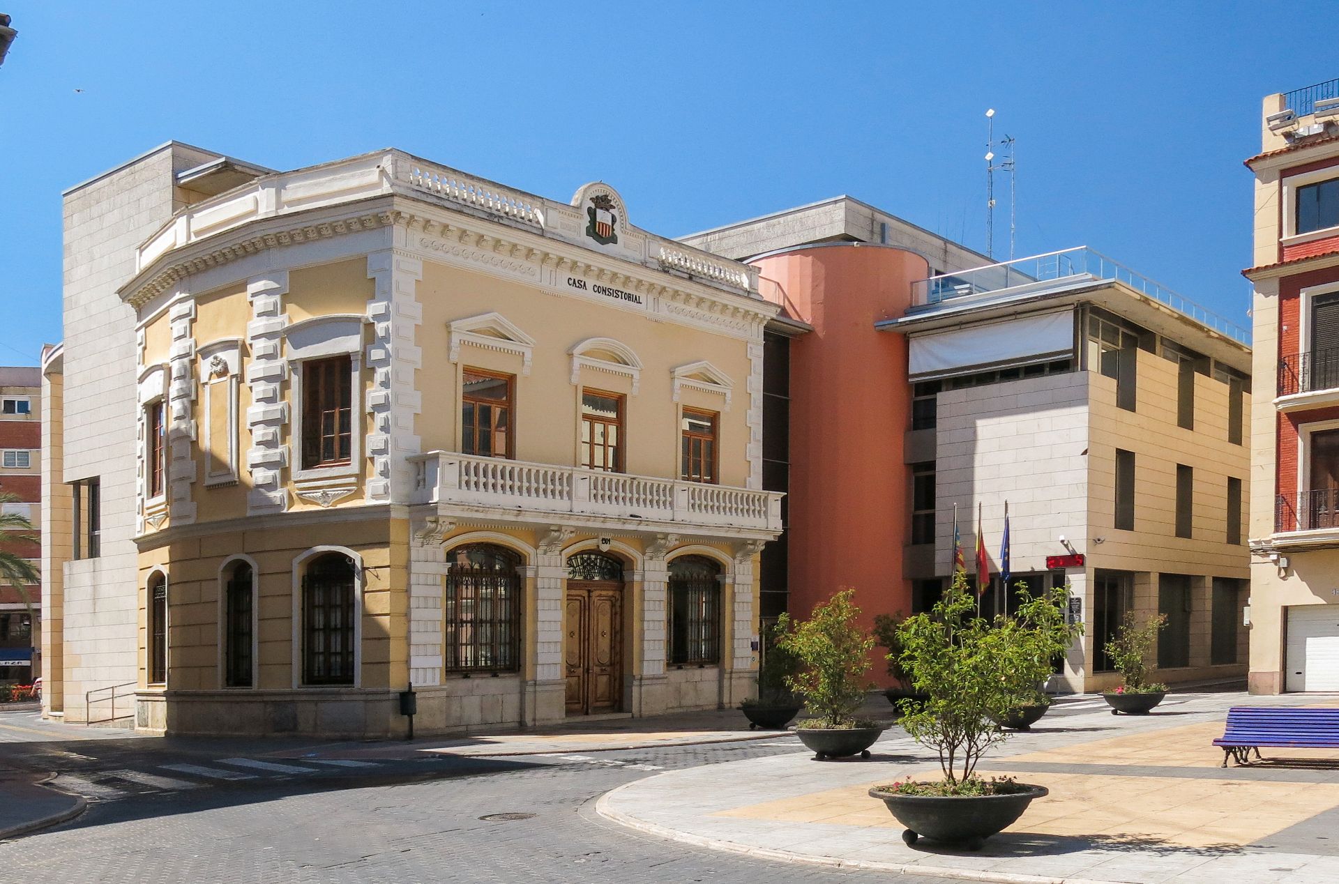 Vista exterior de Pis en venda en Algemesí