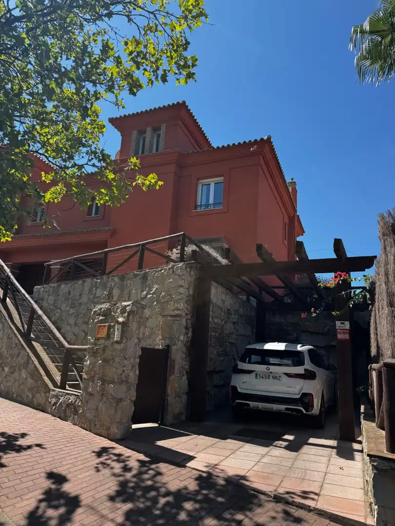 Exterior view of Detached homes for rent in Marbella  with Air Conditioner, Terrace and Swimming Pool