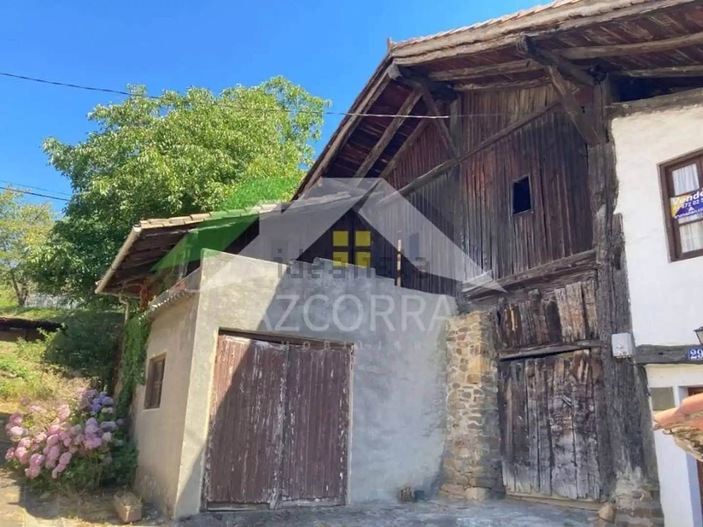 Vista exterior de Finca rústica en venda en Amoroto amb Jardí privat, Moblat i Balcó