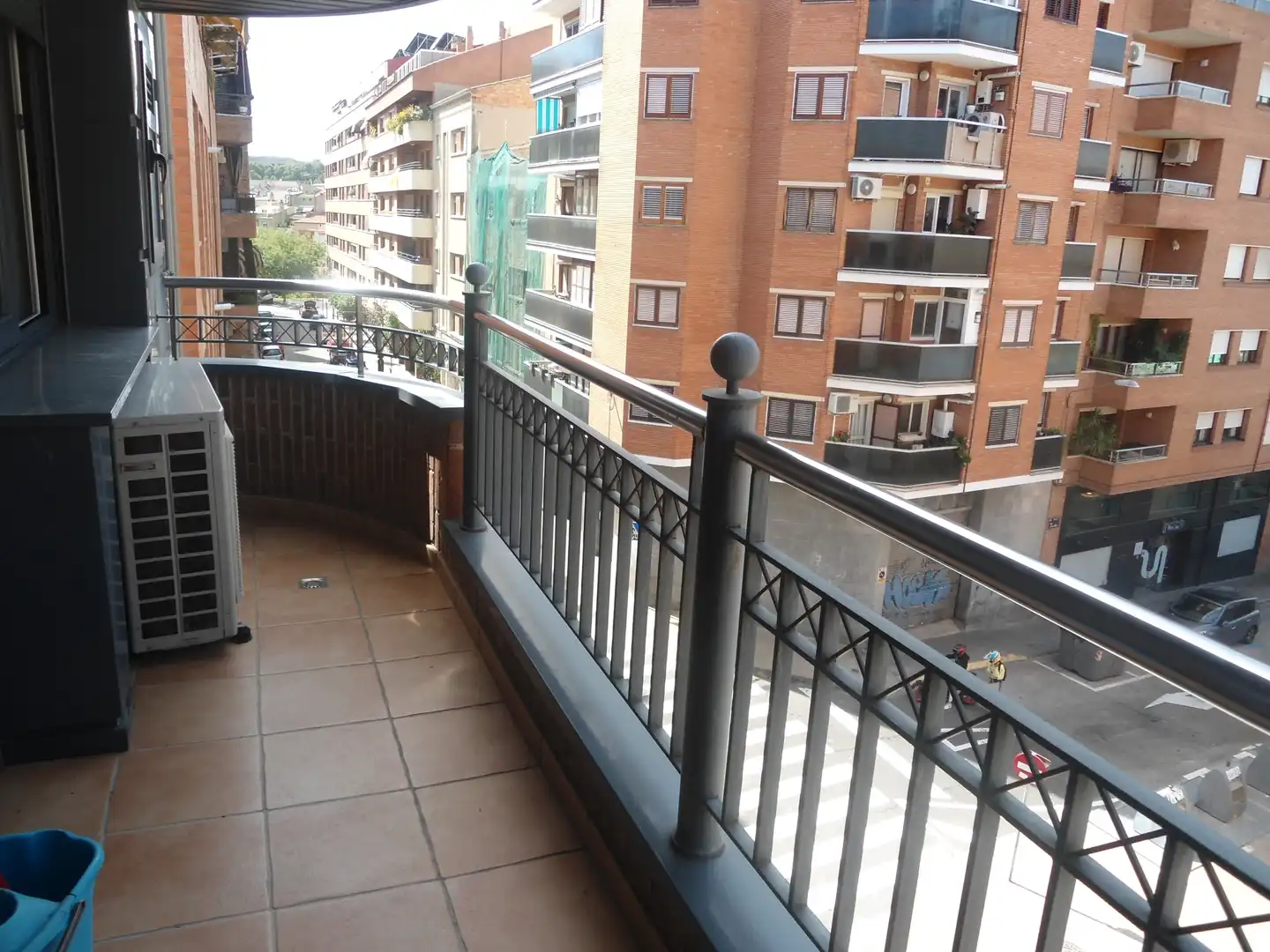 Terraza de Apartamento de alquiler en Lleida con Aire acondicionado, Calefacción y Parquet