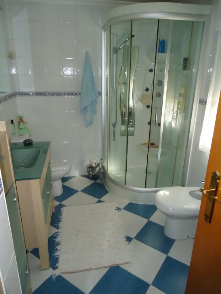 Bathroom of Houses for sale in Mengabril  with Private garden, Parquet flooring and Terrace