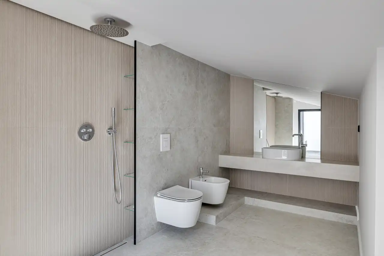 Baño de Casa o chalet en venta en Sant Just Desvern con Aire acondicionado, Jardín privado y Terraza