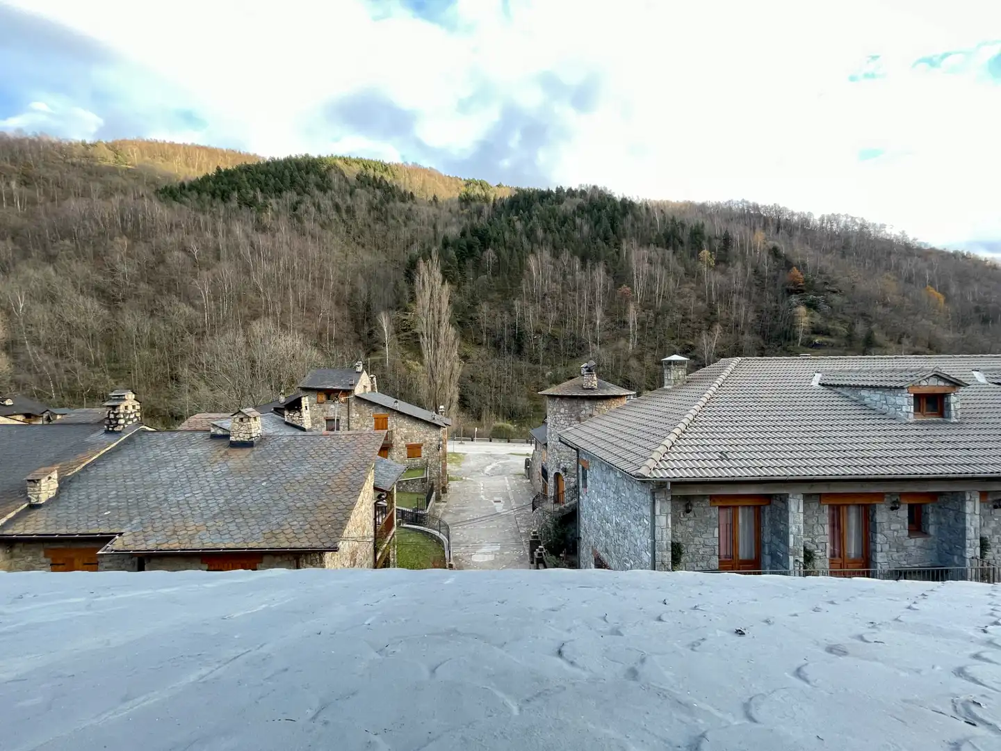 Vista exterior de Ático en venta en Setcases con Calefacción, Terraza y Amueblado