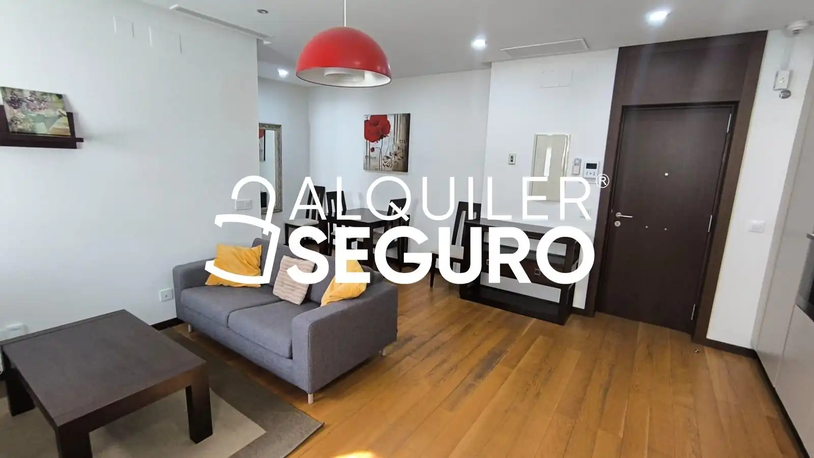 Sala de estar de Piso de alquiler en Sevilla con Aire acondicionado, Calefacción y Amueblado