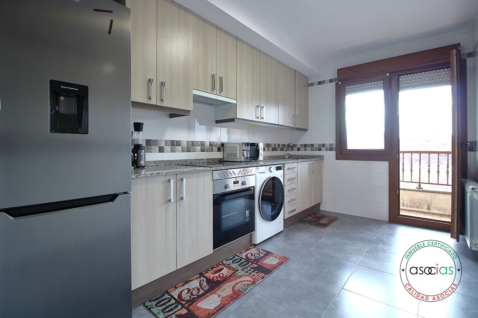 Cocina de Piso en venta en Gijón  con Calefacción, Parquet y Terraza