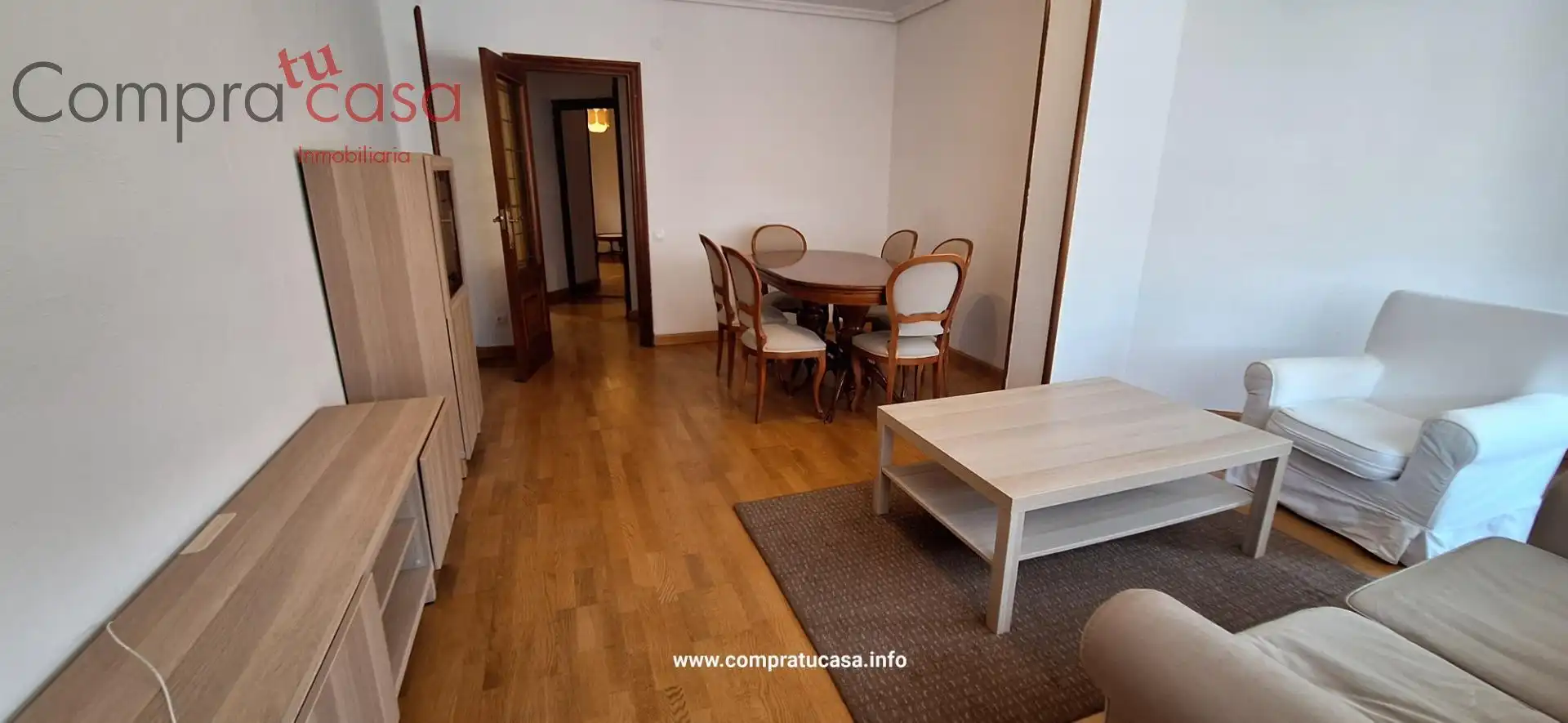 Comedor de Piso de alquiler en Segovia con Calefacción, Terraza y Amueblado