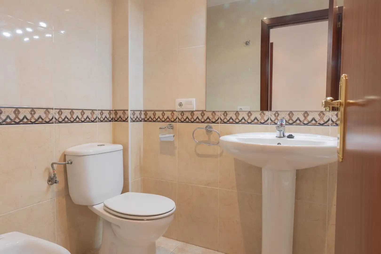 Badezimmer von Wohnung zum Verkauf in Sant Quirze de Besora mit Heizung, Terrasse und Ofen