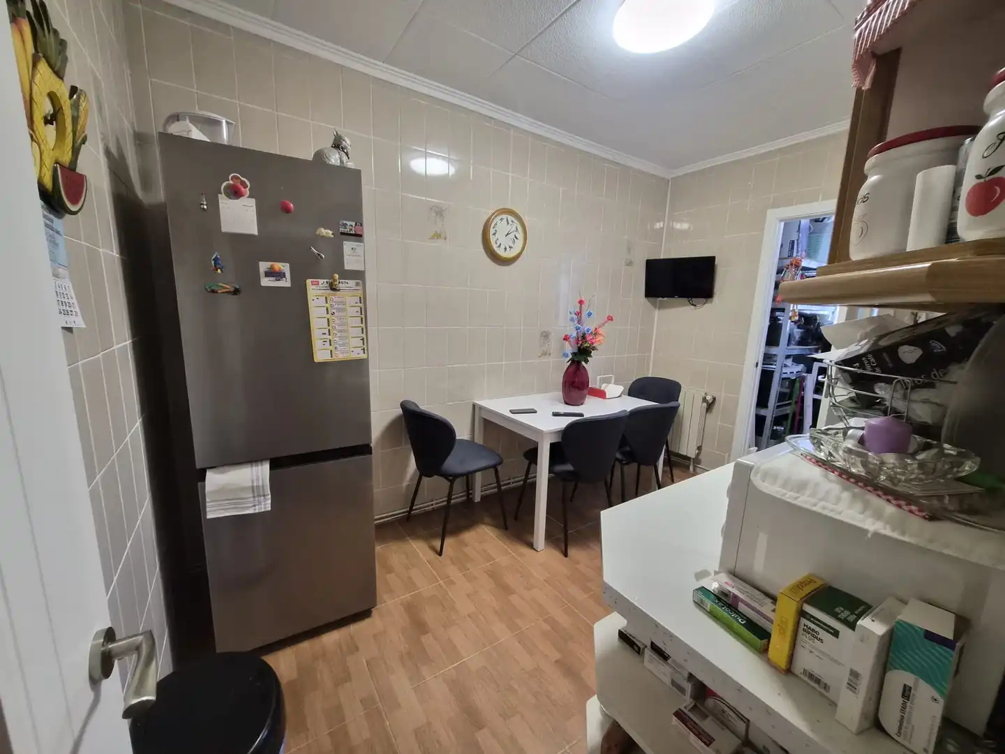 Kitchen of Flat for sale in Madrid  with Air Conditioner