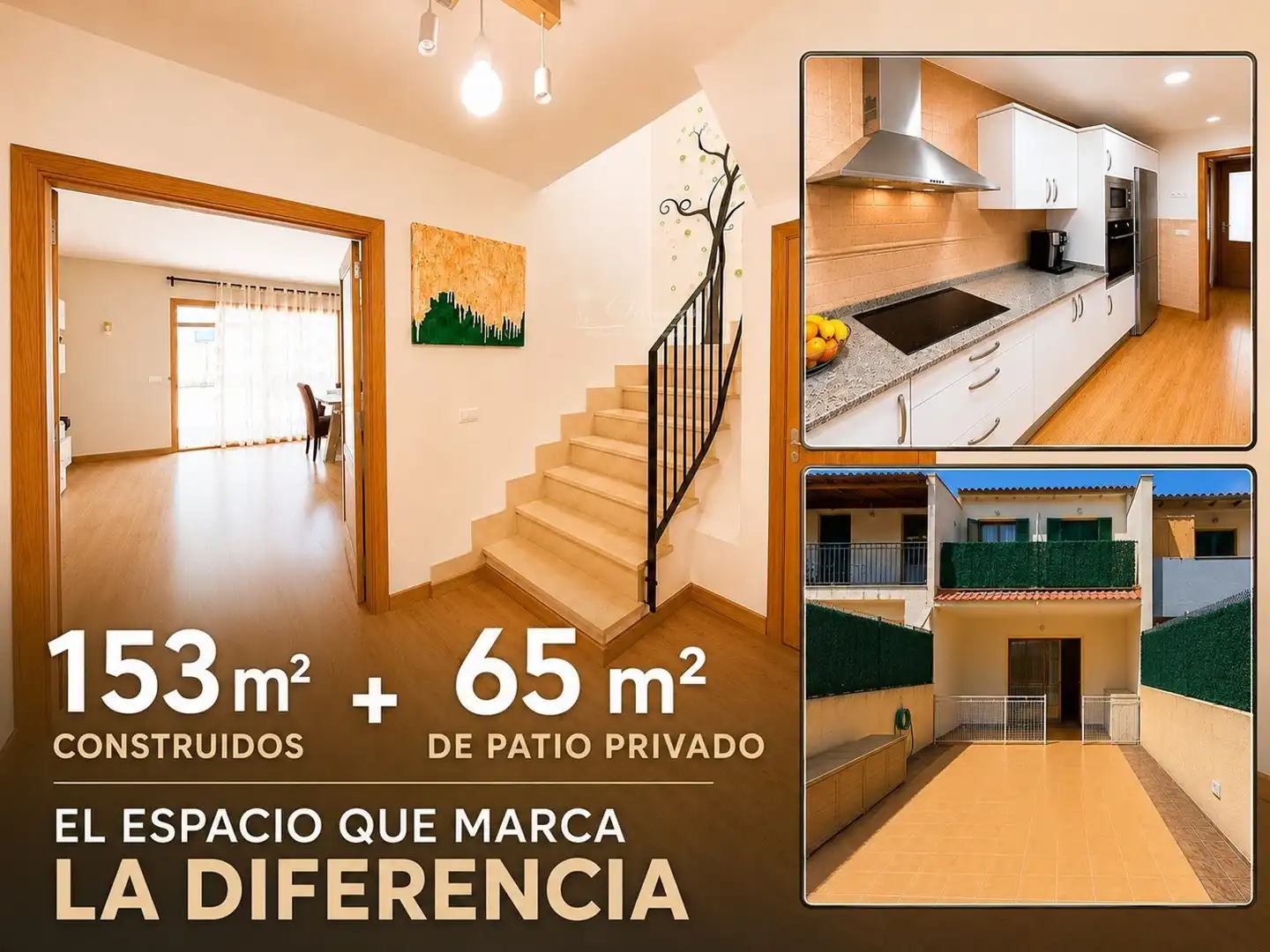 Vista exterior de Casa adosada en venda en Sencelles amb Aire condicionat, Jardí privat i Terrassa