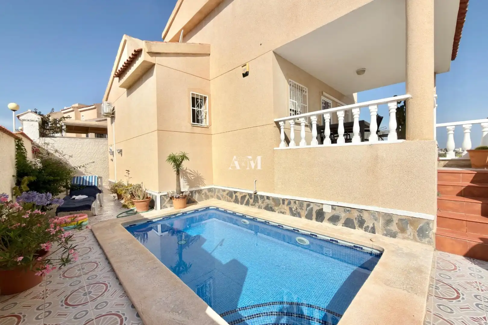 Swimming pool of Detached homes for rent in Rojales  with Air Conditioner, Heating and Private garden