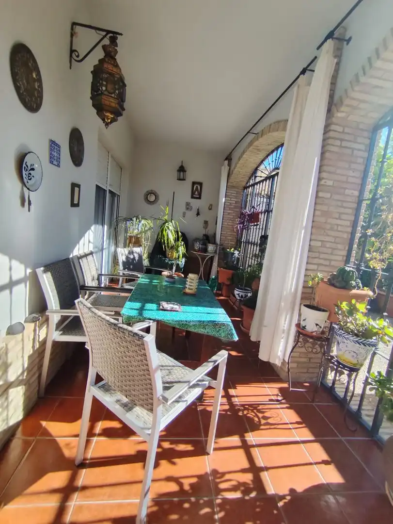 Terrassa de Casa o xalet en venda en Hinojos amb Aire condicionat, Calefacció i Jardí privat