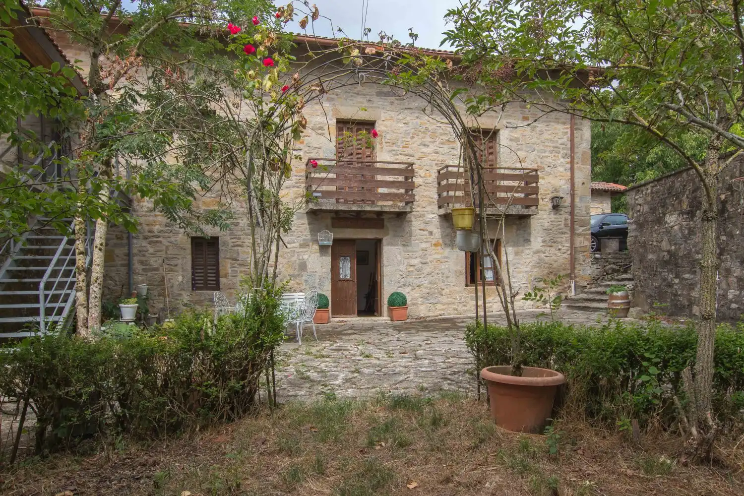 Vista exterior de Casa o chalet en venta en Atetz con Calefacción, Terraza y Amueblado